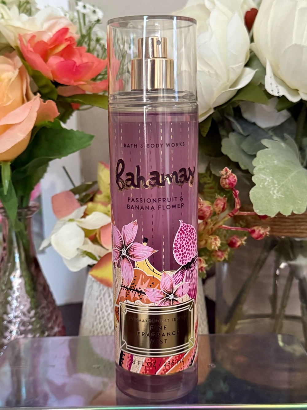 🆕🌸 BATH & BODY WORKS “BAHAMAS” PASSION FRUIT & BANANA FLOWER FRAGRANCE MIST.